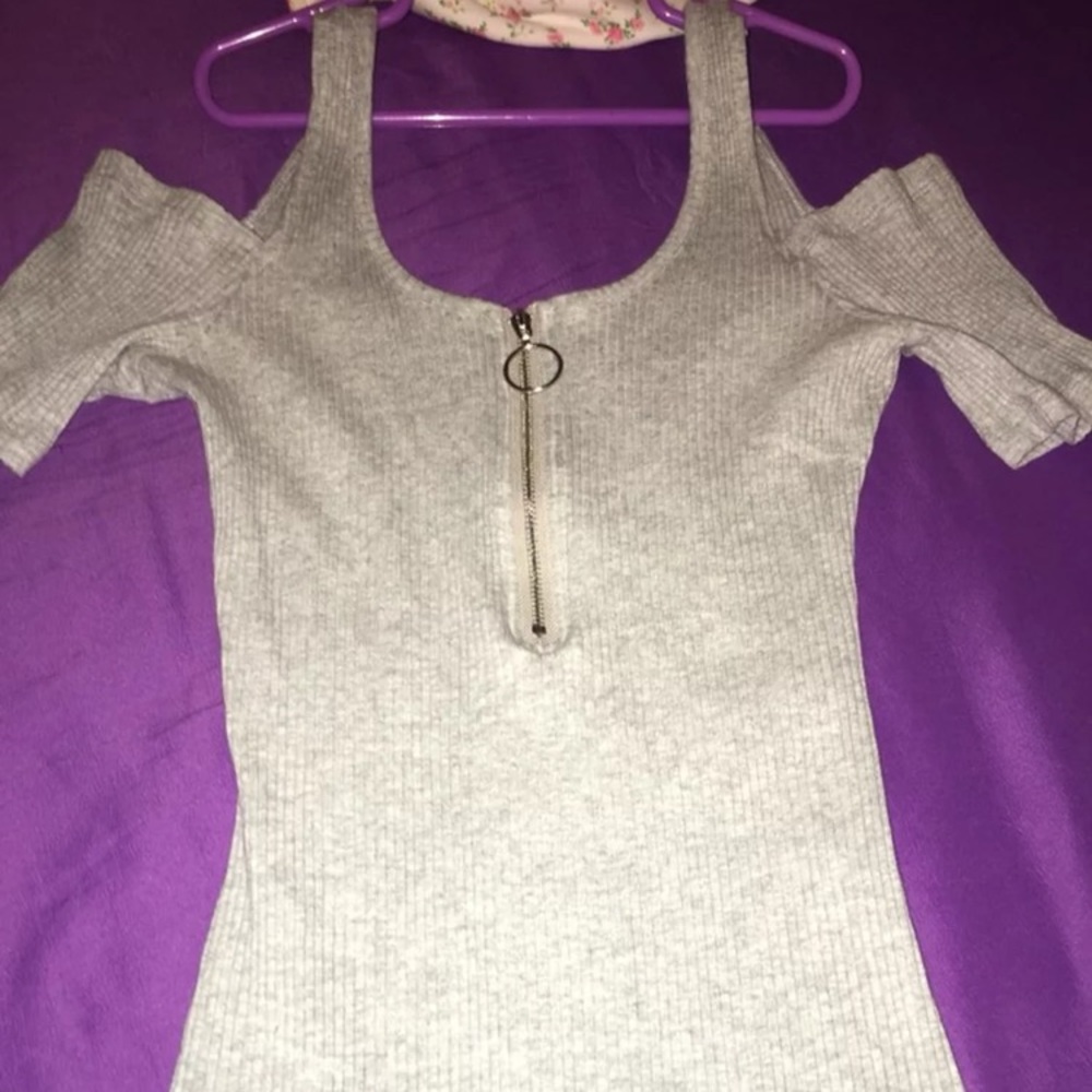 Zip up body suit